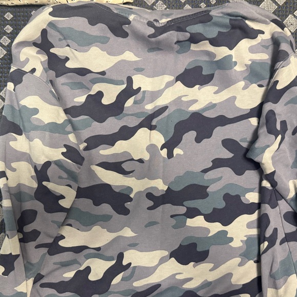 Old Navy Blue and Gray Camouflage Hoodie - Picture 1 of 4
